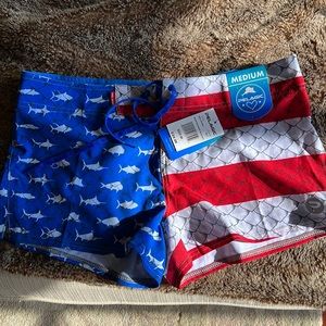 Pelagic women American flag short
